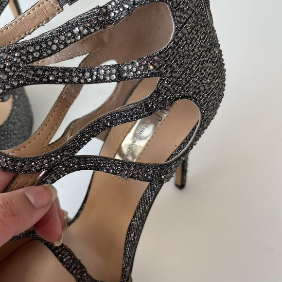 INC. International Concepts Kaffe2 Silver Rhinestone Pumps Pointed Toe Sz 9 NWOB - Picture 8 of 15